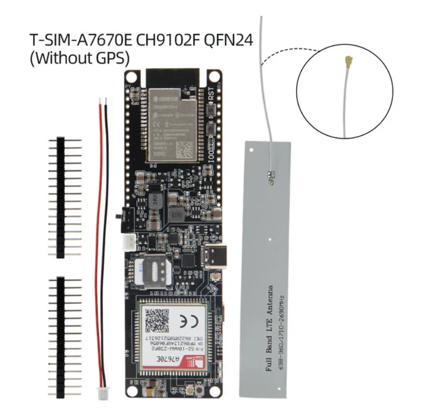 T-PCIE/T-SIM A7670E A7670SA R2 Wireless Module ESP32 Chip Support GSM/GPRS/EDGE For Arduino 4G LTE CAT1 MCU32 Development Board - Image 11