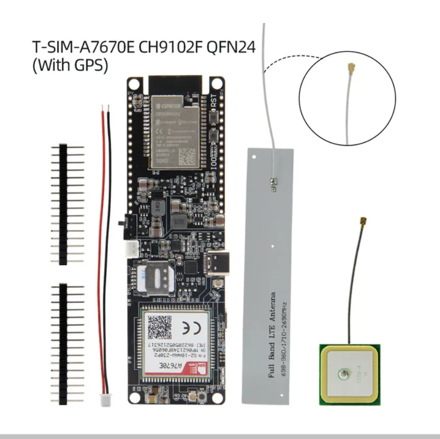 T-PCIE/T-SIM A7670E A7670SA R2 Wireless Module ESP32 Chip Support GSM/GPRS/EDGE For Arduino 4G LTE CAT1 MCU32 Development Board - Image 12