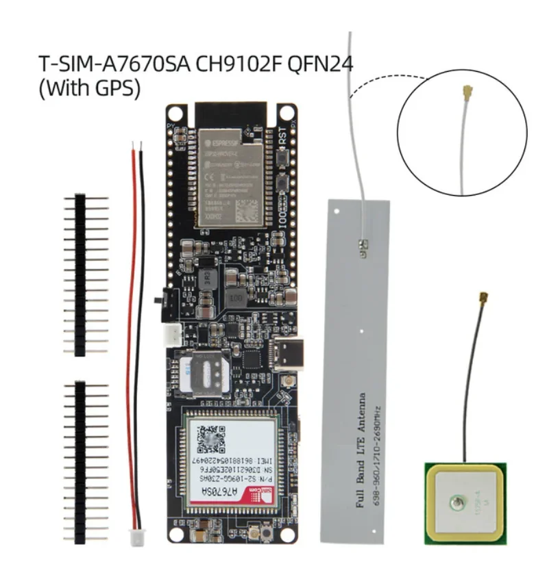T-PCIE/T-SIM A7670E A7670SA R2 Wireless Module ESP32 Chip Support GSM/GPRS/EDGE For Arduino 4G LTE CAT1 MCU32 Development Board - Image 13