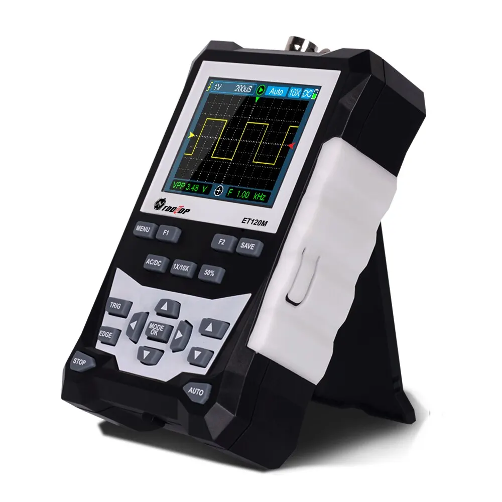 TOOLTOP ET120M  Handheld Digital Oscilloscope 1Mhz Square Wave Signal Output Auto Oscilloscope for Electrical Car Repair - Image 6