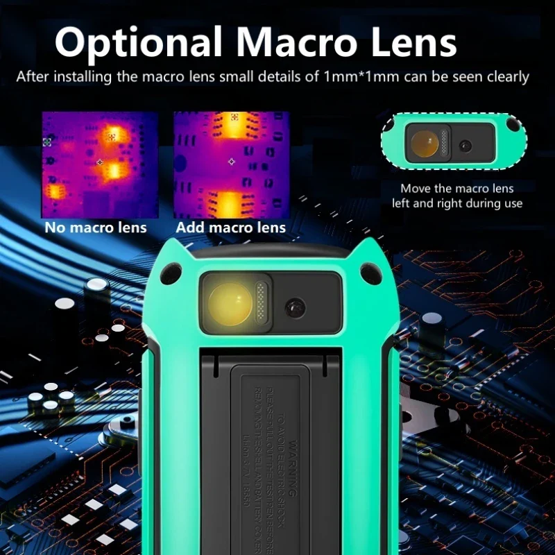 TOOLTOP ET14C -20~550℃ Thermal Imaging Camera ISR 240x240 Peixls Optional Macro Lens Building Thermal Imager Pipe HVAC Inspect - Image 4