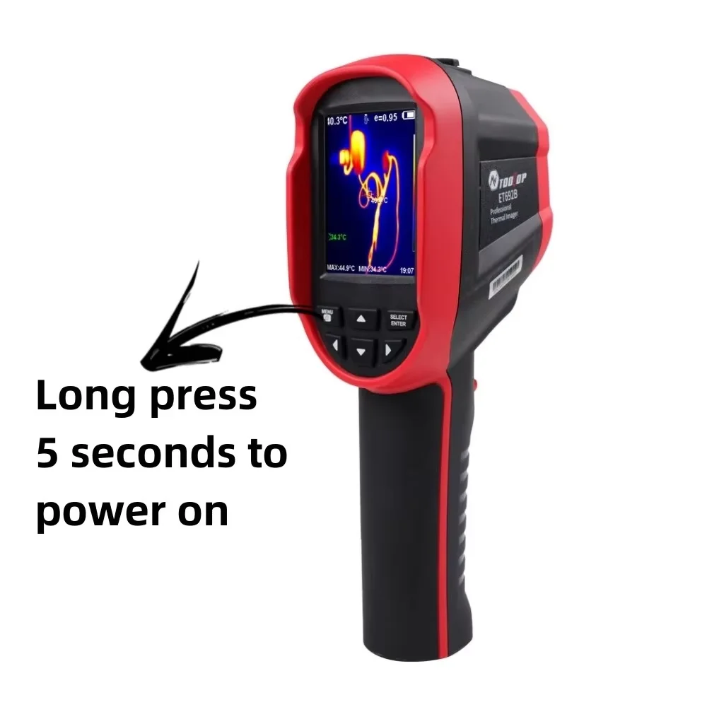 TOOLTOP ET692B Handheld  Infrared & Visible Light Thermal Imager 160*120 Thermal Camera 25Hz Floor Heating Power Circuit Repair - Image 3