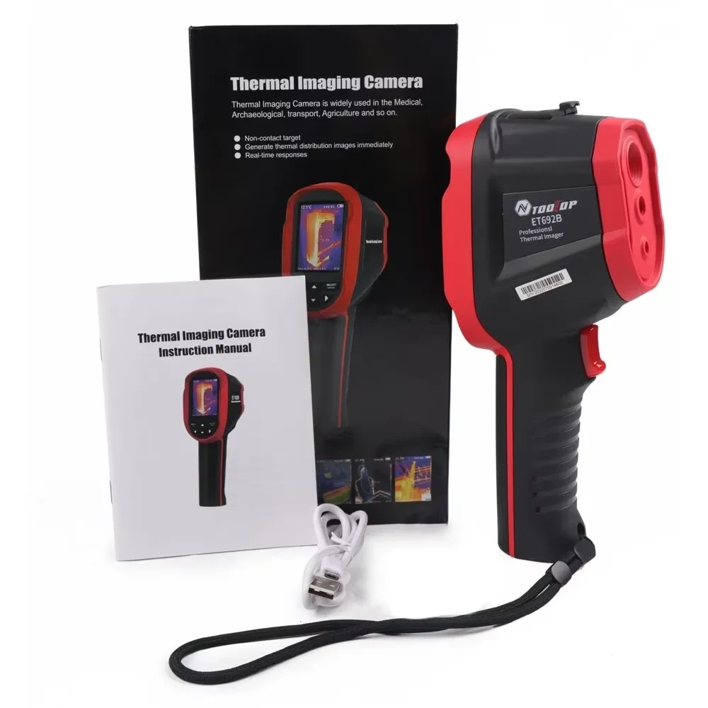 TOOLTOP ET692B Handheld  Infrared & Visible Light Thermal Imager 160*120 Thermal Camera 25Hz Floor Heating Power Circuit Repair - Image 6