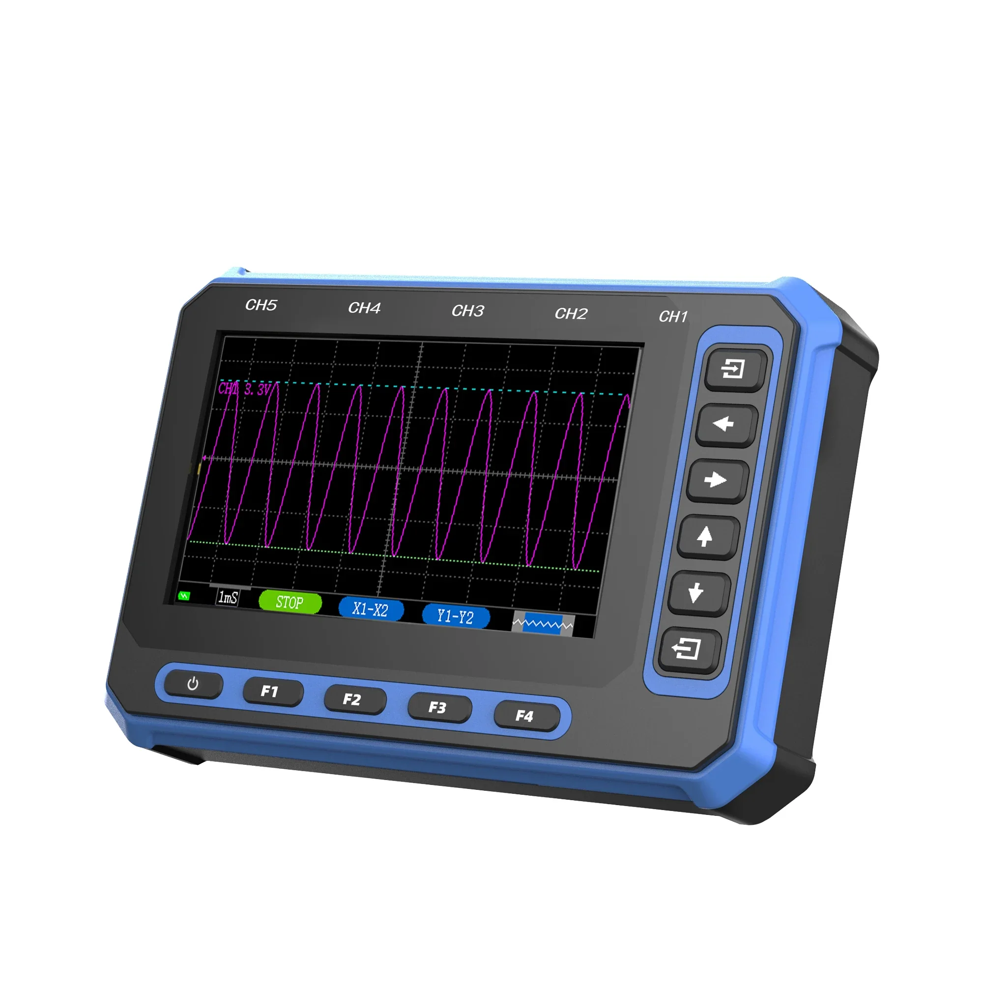 TOOLTOP OS-5C Five-channel Oscilloscope 1MHZ bandwidth 3M sampling rate Digital oscilloscope - Image 2