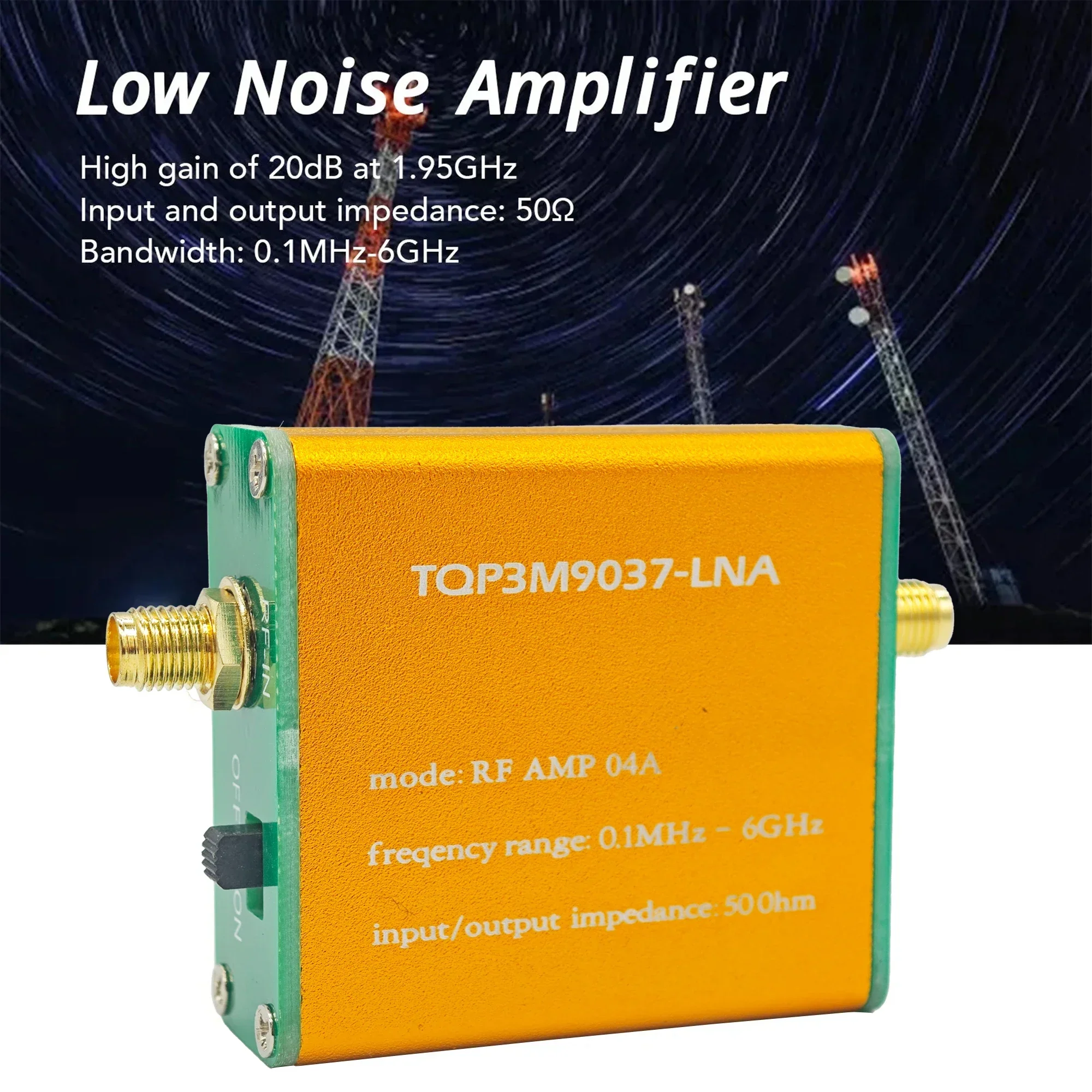 TQP3M9037-LNA RF Amplifier Module - Low Noise Amplifier For Frequency Range Of 0.1MHz To 6GHz Boost Signal I2S2 - Image 4