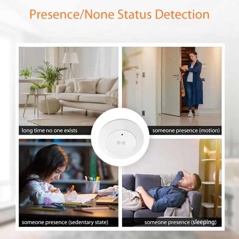 Tuya Smart Life ZigBee/WiFi 24G MmWave Radar Human Body Presence Motion Sensor For Light Switch Luminosity Detection 110/220V - Image 3