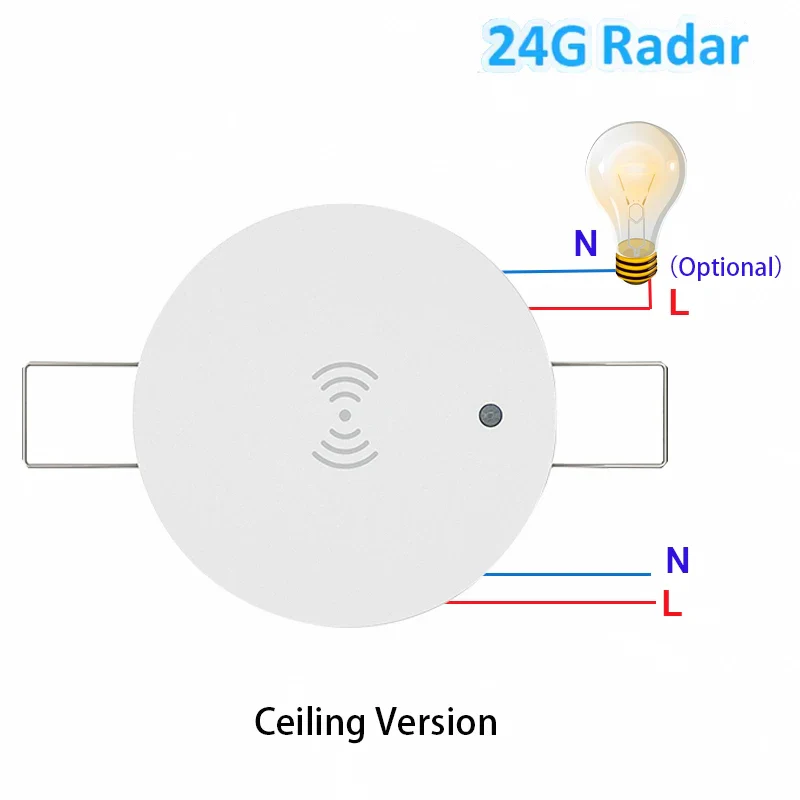 Tuya Smart Life ZigBee/WiFi 24G MmWave Radar Human Body Presence Motion Sensor For Light Switch Luminosity Detection 110/220V - Image 7