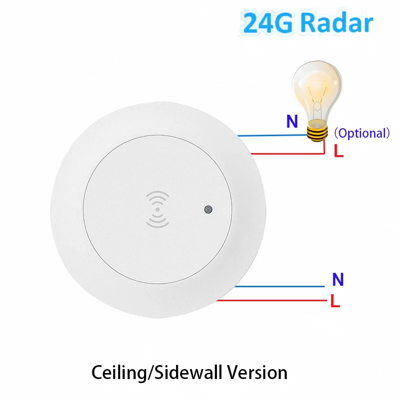 Tuya Smart Life ZigBee/WiFi 24G MmWave Radar Human Body Presence Motion Sensor For Light Switch Luminosity Detection 110/220V - Image 8