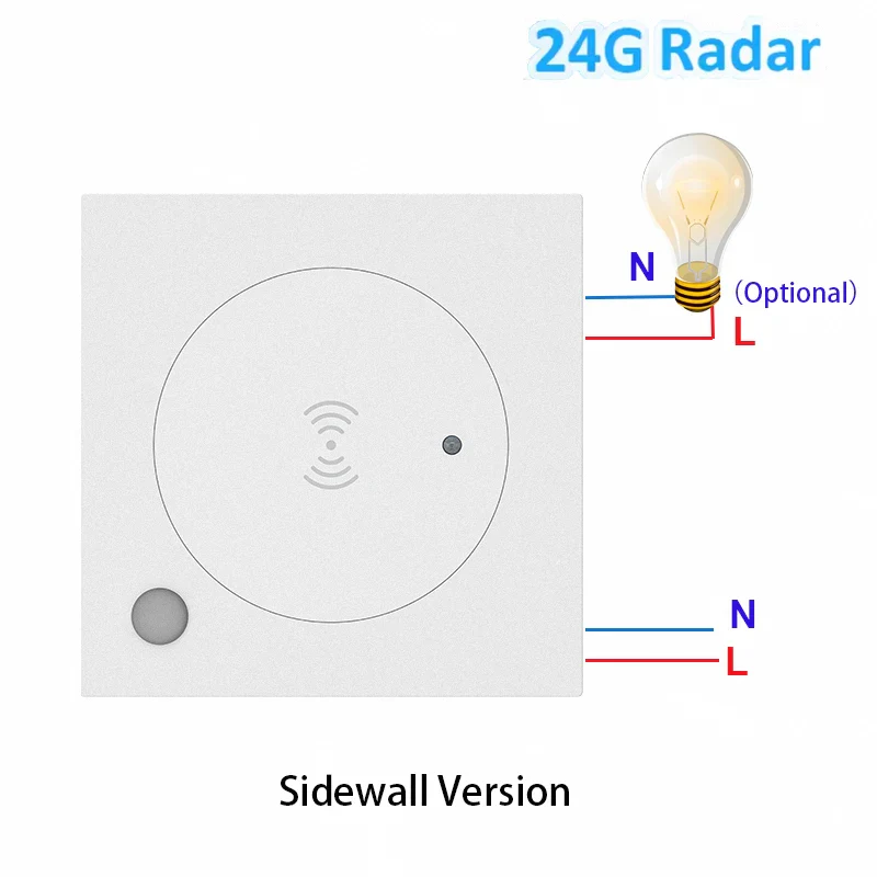 Tuya Smart Life ZigBee/WiFi 24G MmWave Radar Human Body Presence Motion Sensor For Light Switch Luminosity Detection 110/220V - Image 9