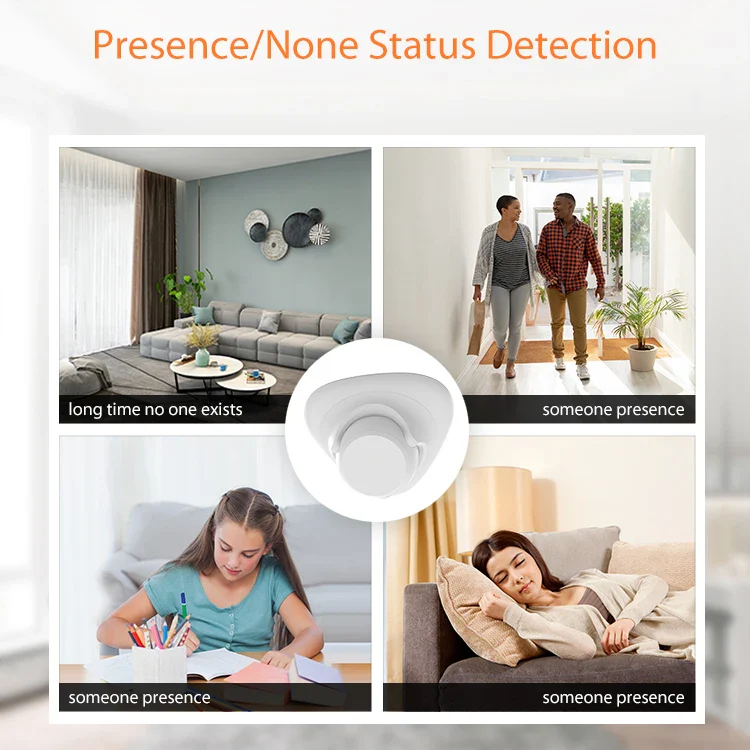 Tuya Zigbee Human Presence Sensor Pro 24G MmWave Radar Detector APP Control for Home Assistant Smart Security Protector - Image 5