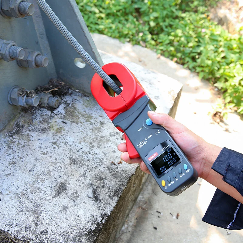 UNI-T Clamp Earth Ground Resistance Tester UT276A+ UT278A+ Digital Clamp Meter Leakage Current Detection Auto Range Data Storage - Image 5