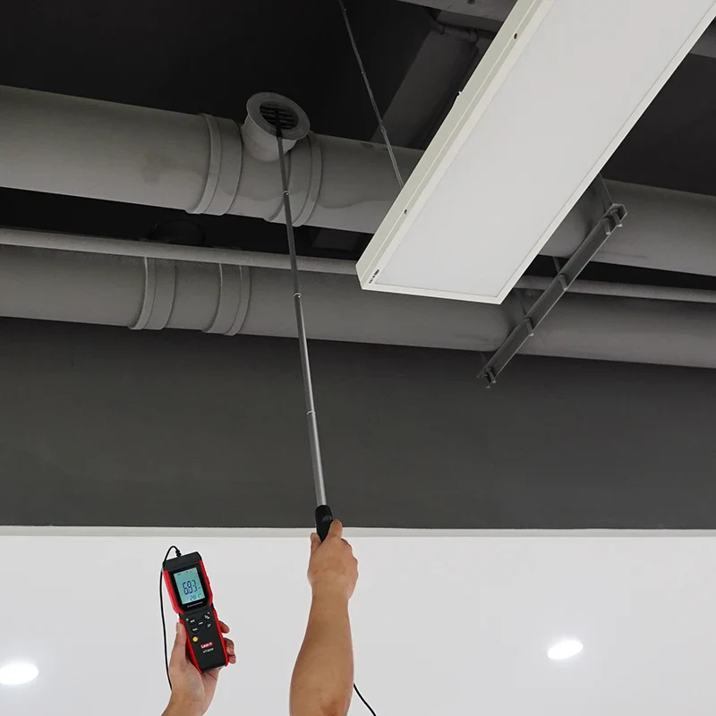 UNI-T Hot Wire Anemometer UT362H Split Design Wind Meter Wind Velocity Volume Temperature Measurement - Image 4