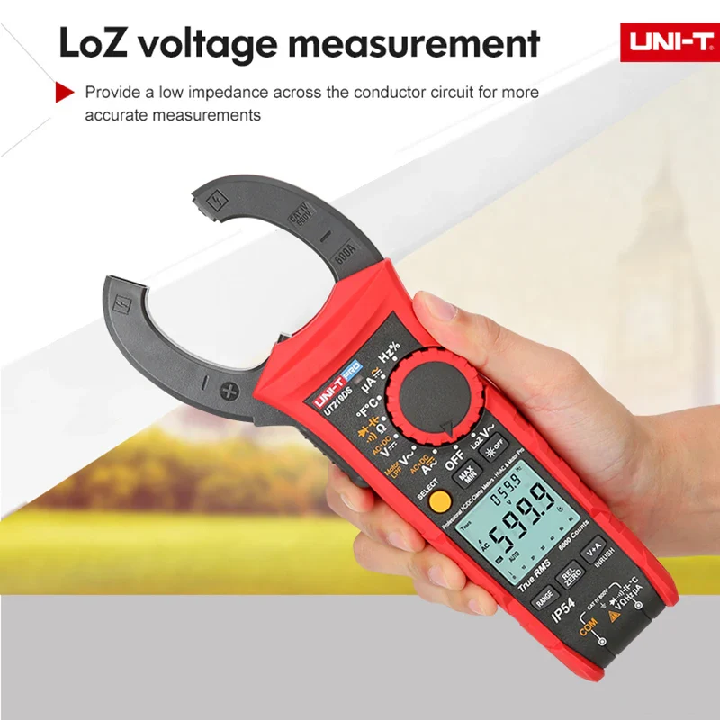 UNI-T Professional Digital Clamp Meter 1000V AC DC UT219DS UT219E True RMS Auto Power Off 3 Phase Motor Sequence Test Inrush - Image 4