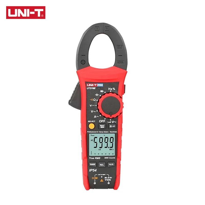 UNI-T Professional Digital Clamp Meter 1000V AC DC UT219DS UT219E True RMS Auto Power Off 3 Phase Motor Sequence Test Inrush - Image 7