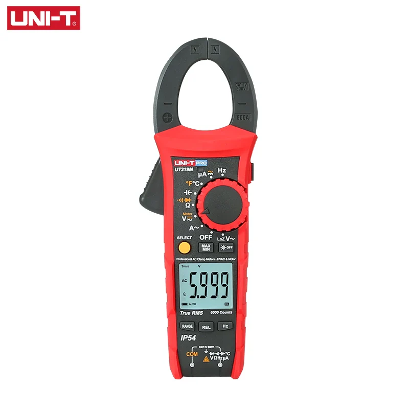 UNI-T Professional Digital Clamp Meter 1000V AC DC UT219DS UT219E True RMS Auto Power Off 3 Phase Motor Sequence Test Inrush - Image 8