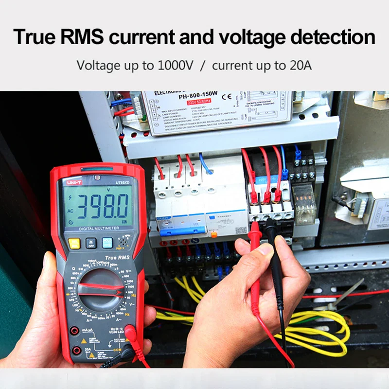 UNI-T Professional Digital Multimeter UT89X UT89XD True RMS NCV 20A Current AC DC Voltmeter Capacitance Resistance Tester - Image 4