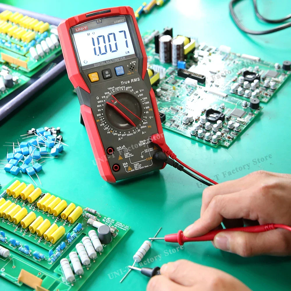 UNI-T Professional Digital Multimeter UT89X UT89XD True RMS NCV 20A Current AC DC Voltmeter Capacitance Resistance Tester - Image 5