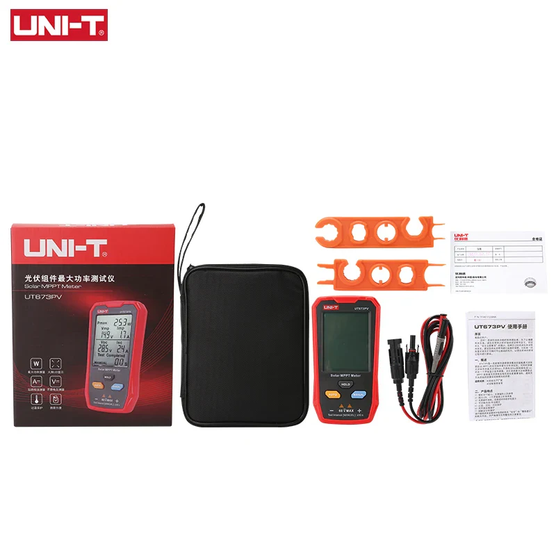 UNI-T Solar MPPT Meter UT673PV 5~800W PV Module Maximum Power Tester Open Circuit Voltage Short Circuit Current Lmp Vmp Test - Image 6