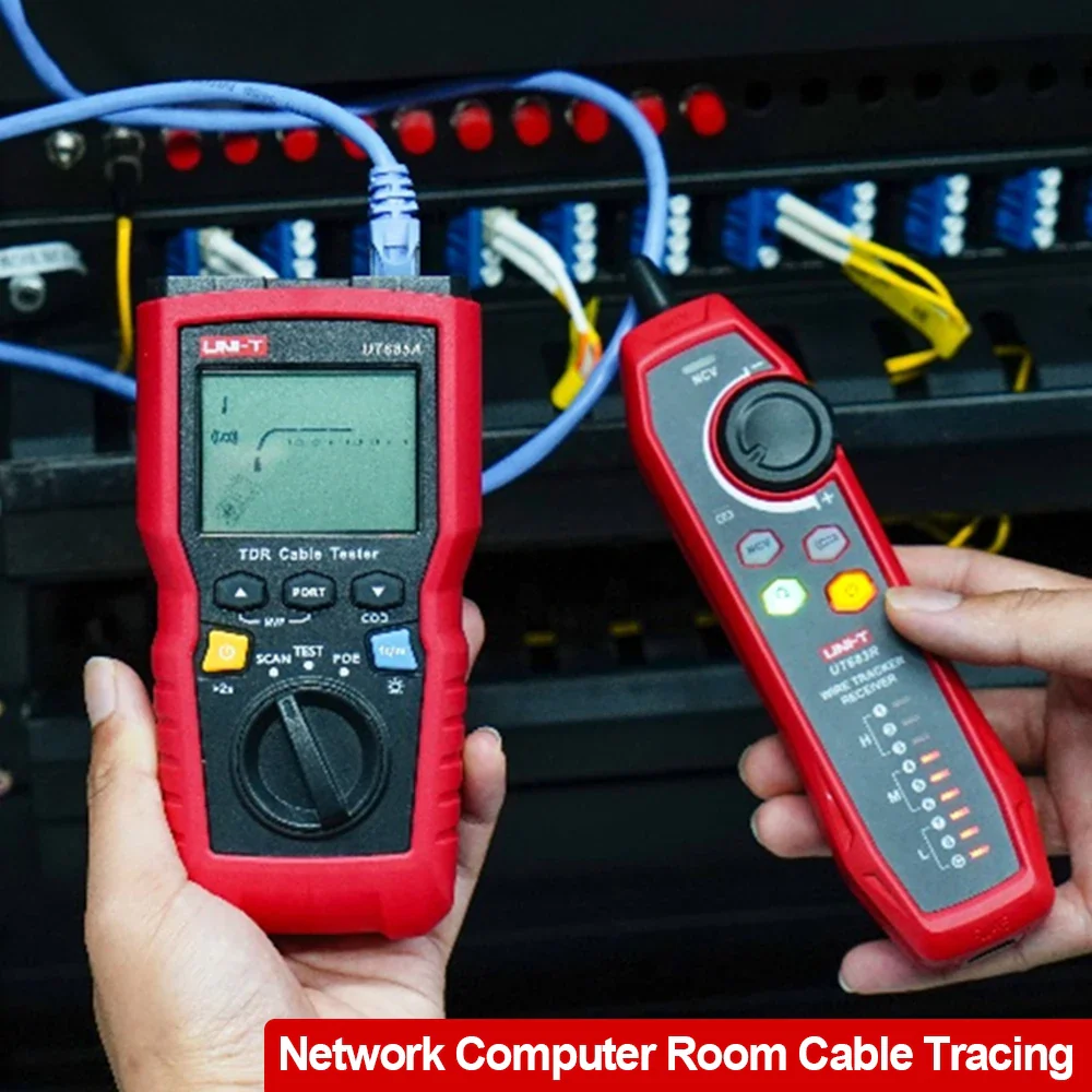 UNI-T TDR Cable Tester UT685A KIT Network Cable Locator Wire Tracker Detector LAN Tester for RJ45 RJ11 Line Finder - Image 3