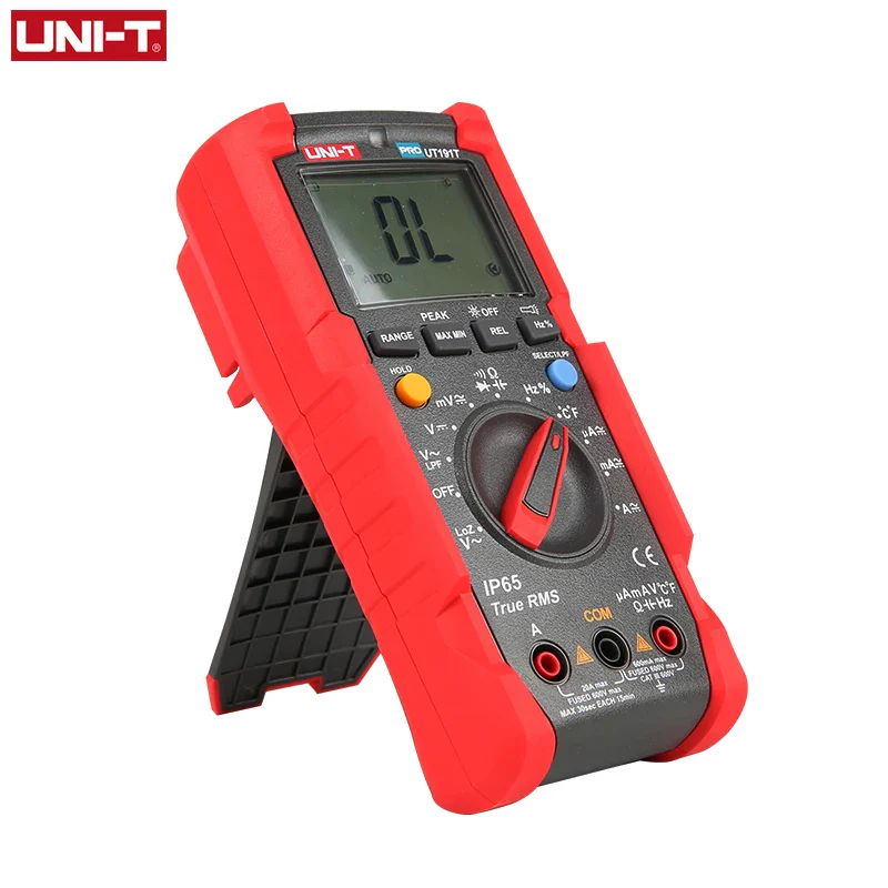 UNI-T Tester Digital Multimeter Profesional UT191T UT191E True RMS Auto Range DMM 20A Ammeter 600V Count 6000 DC AC Capacitor - Image 2