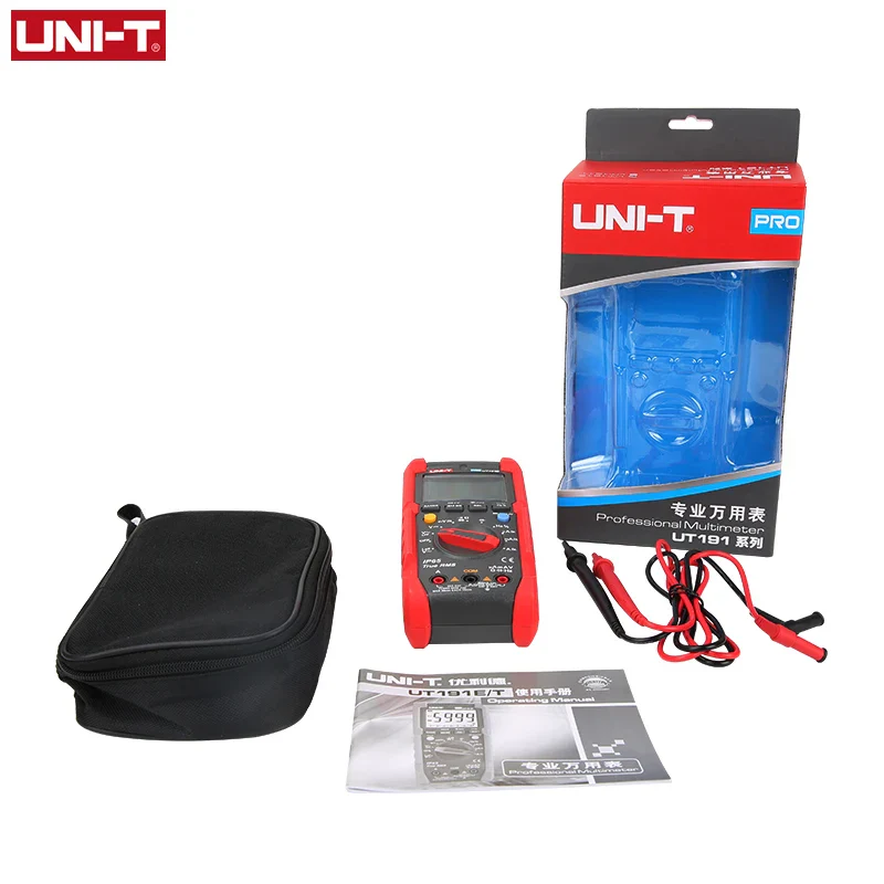 UNI-T Tester Digital Multimeter Profesional UT191T UT191E True RMS Auto Range DMM 20A Ammeter 600V Count 6000 DC AC Capacitor - Image 5