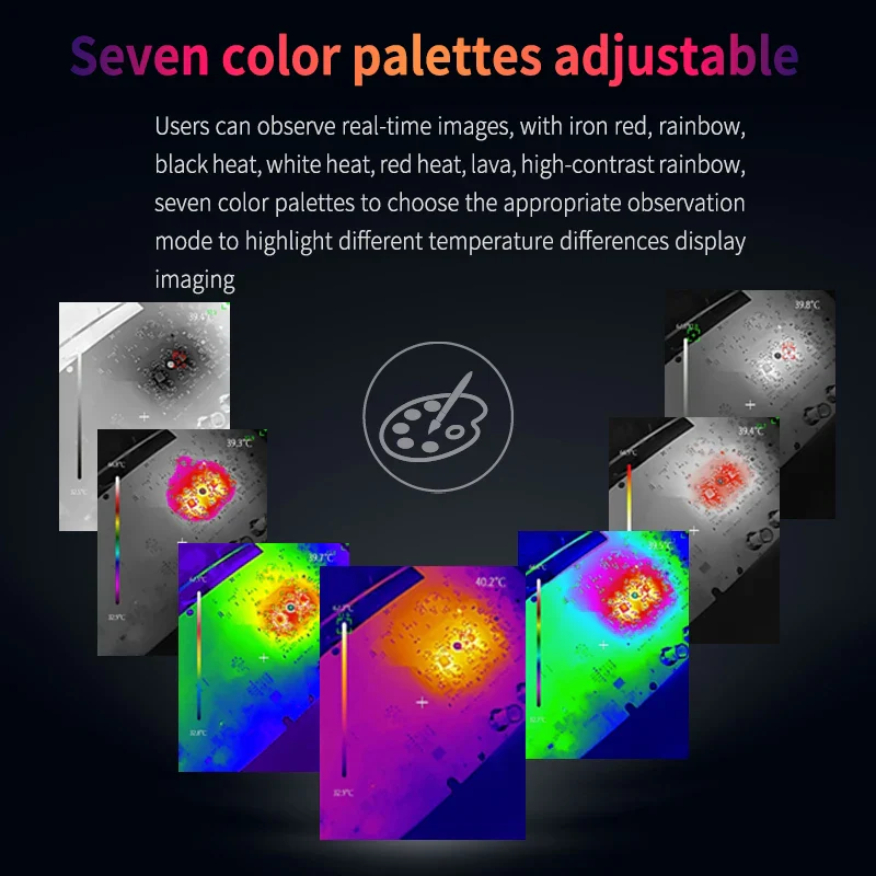 UNI-T Thermal Imager For Smart Phone UTI260M UTI256M 256x192 Pixel Thermographic Camera Thermal Camera PCB Circuit Failure Test - Image 3