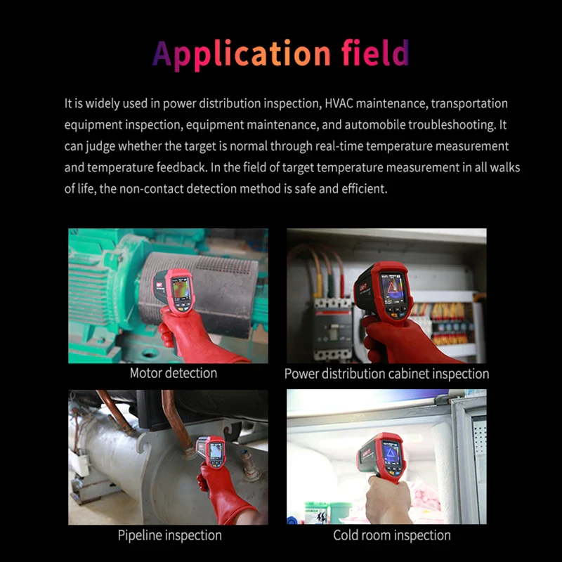 UNI-T Thermal Imager UTI32 High Temperature Thermal Imaging Camera Thermographic Camera Floor Heating Pipe Testing -20-1000 - Image 4
