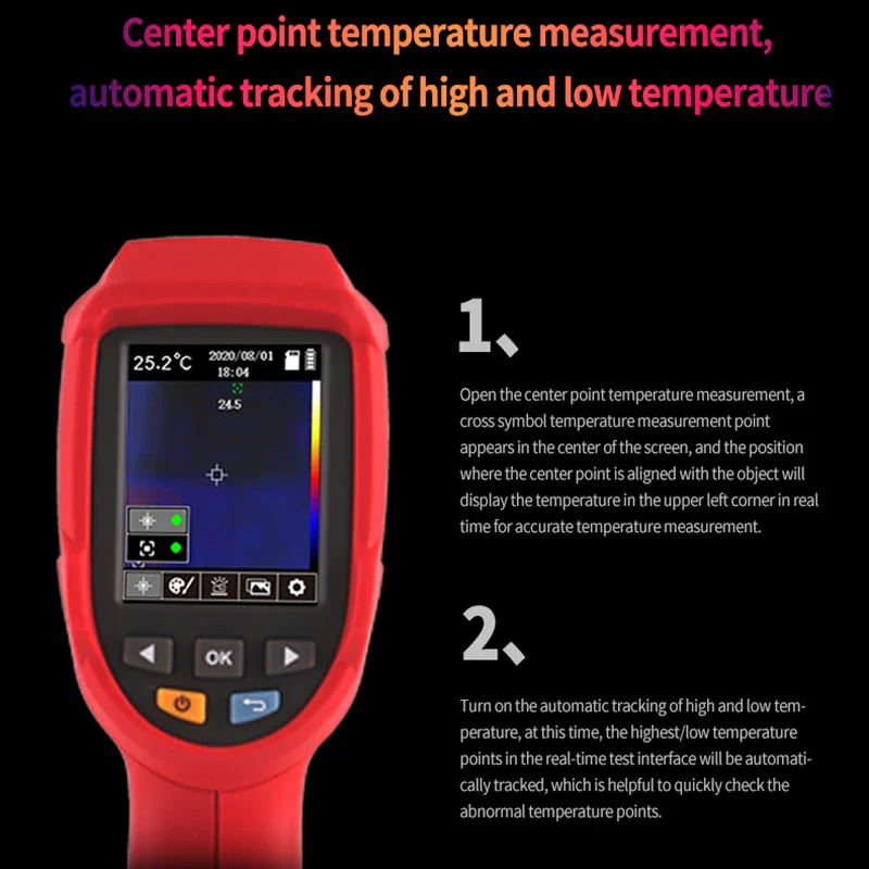 UNI-T Thermal Imager UTI32 High Temperature Thermal Imaging Camera Thermographic Camera Floor Heating Pipe Testing -20-1000 - Image 5