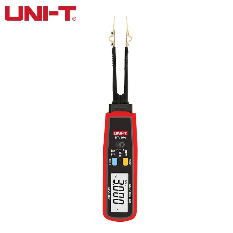 UNI-T UT116A UT116C SMD Multimeter Tester 36V Voltage Meter Resistance Capacitance Zener Diode Continuity Battery Tester - Image 14