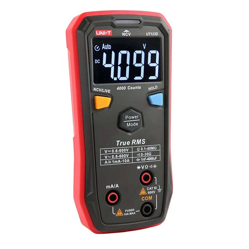 UNI-T UT123D True RMS Smart Digital Multimeter with protective digital display DIY electrician universal meter - Image 4