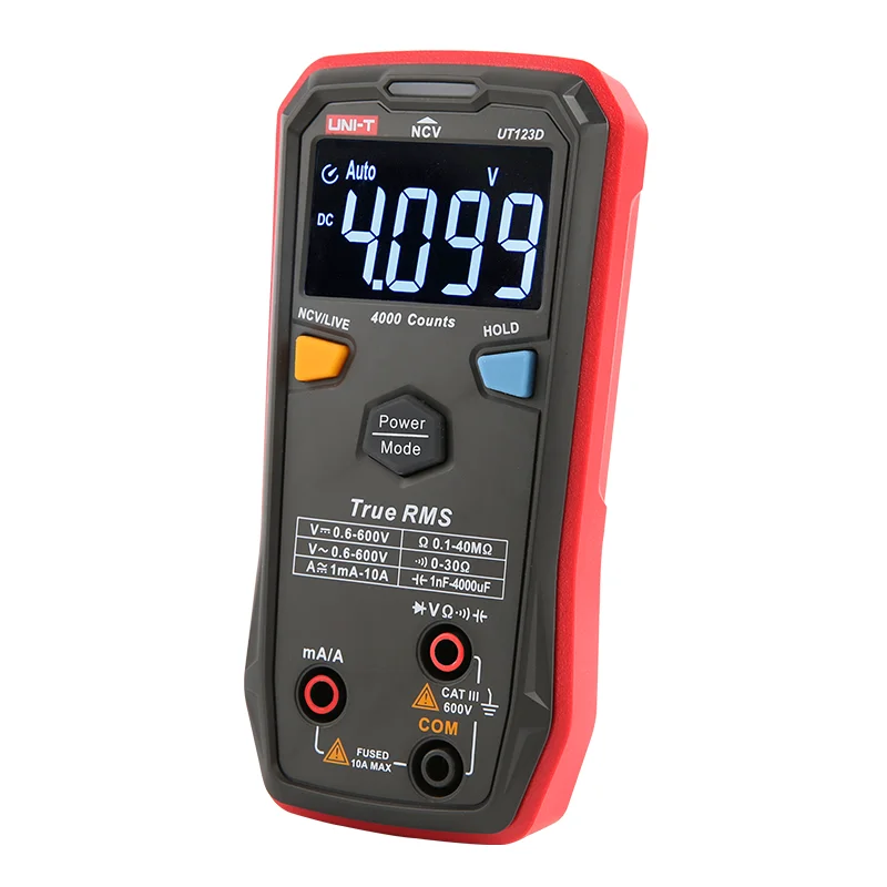 UNI-T UT123D True RMS Smart Digital Multimeter with protective digital display DIY electrician universal meter - Image 5