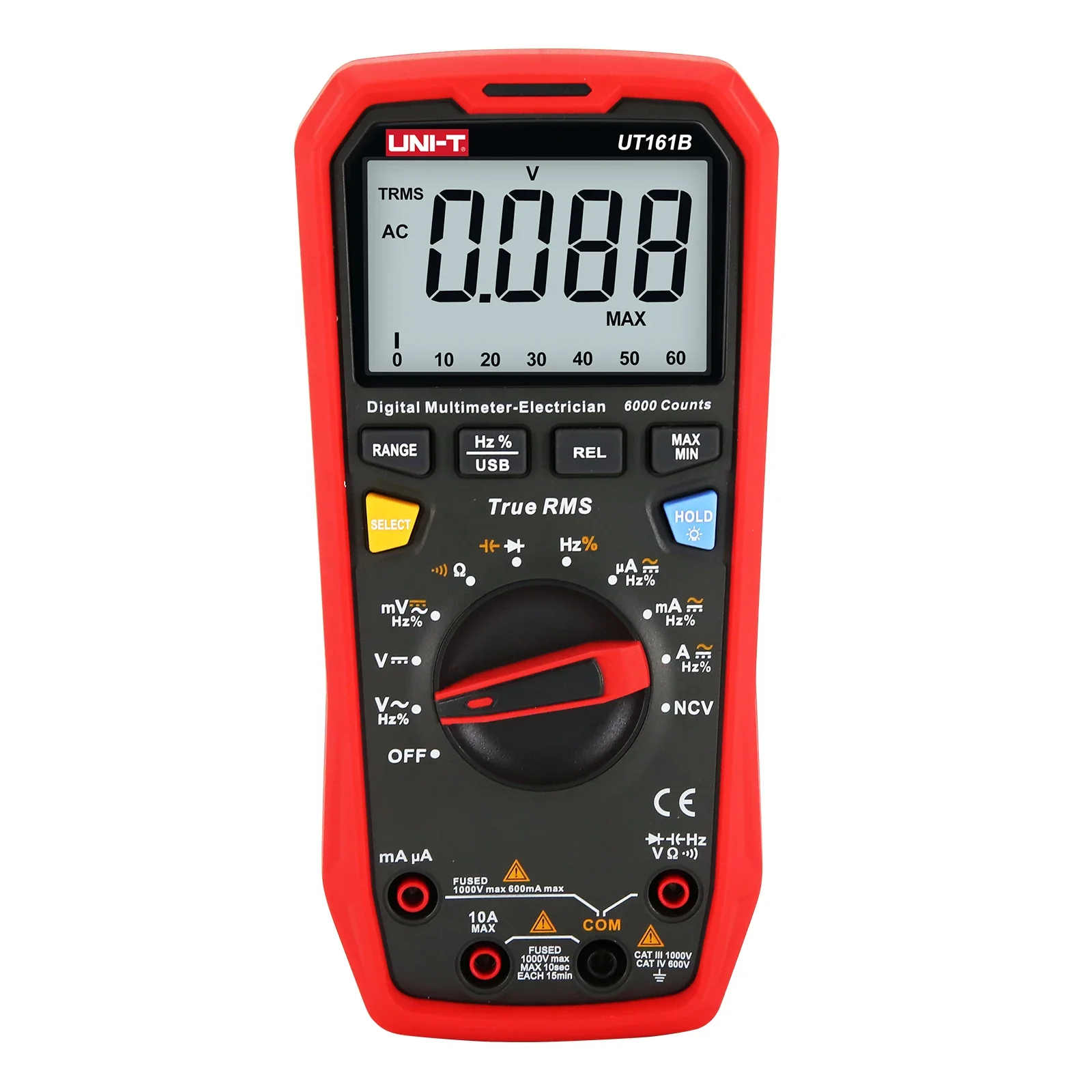 UNI-T UT161B UT161E UT161D Smart Digital Multimeter Profesional Tester True RMS CE Voltmeter Electric Tools AC DC Voltage Meter - Image 7