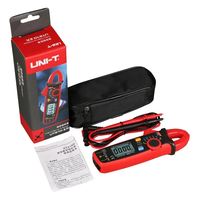 UNI-T UT210D Digital Clamp Meter True RMS Voltage Resistance Capacitance Multimeter Temperature Measure Auto Range Electrical - Image 5