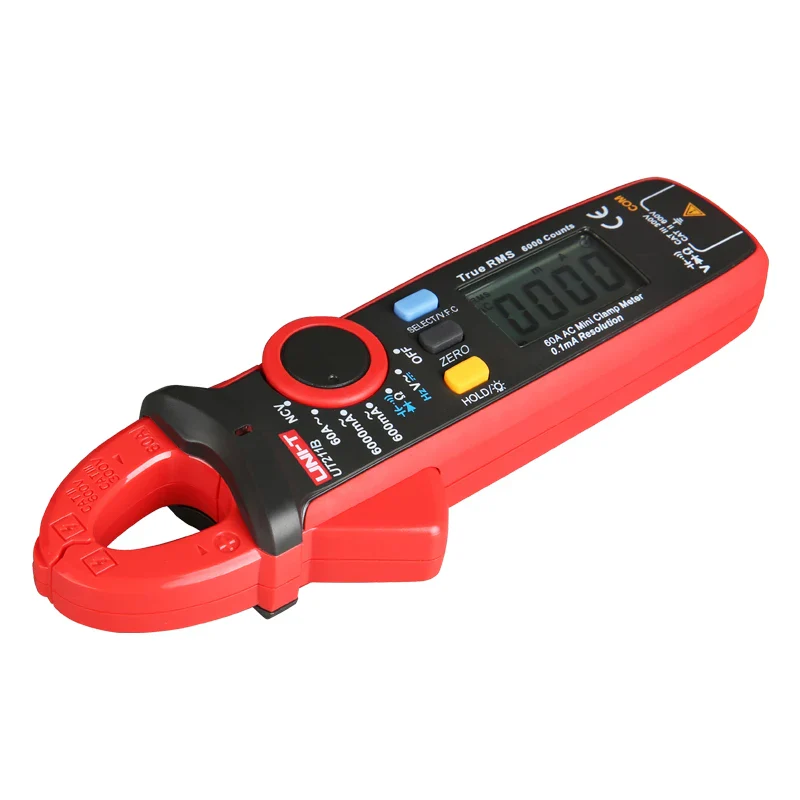 UNI-T UT211B Digital Clamp Multimeter AC DC 60A Current NCV Test Best Accuracy 20mA Zero Mode Cap Diode Ohm - Image 3