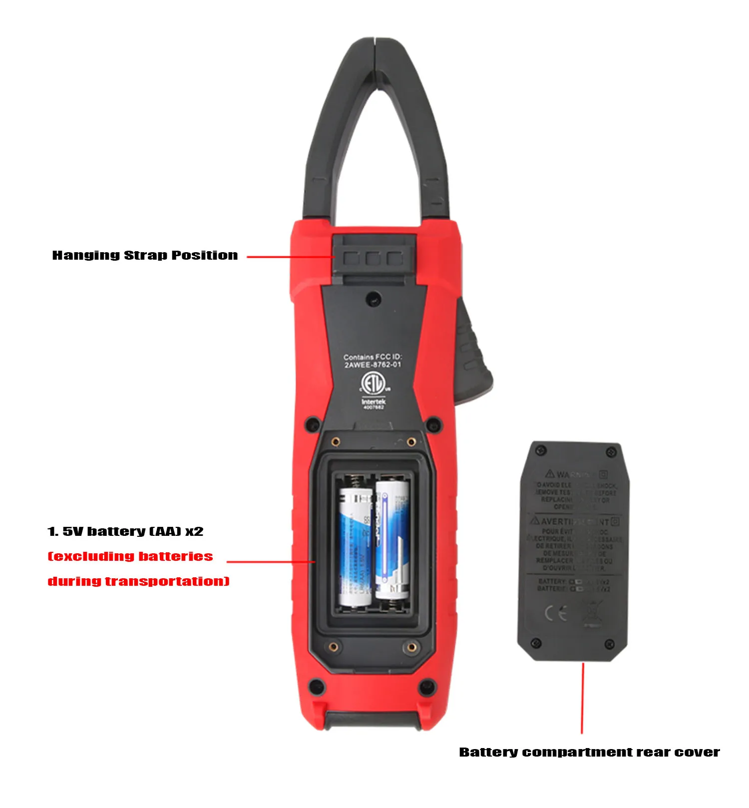 UNI-T UT219PV Clamp Meter AC DC Pliers Ammeter Voltmeter 1000A 1500V 2500V PEAK LPF Measure Digital Bluetooth Multimeter - Image 13