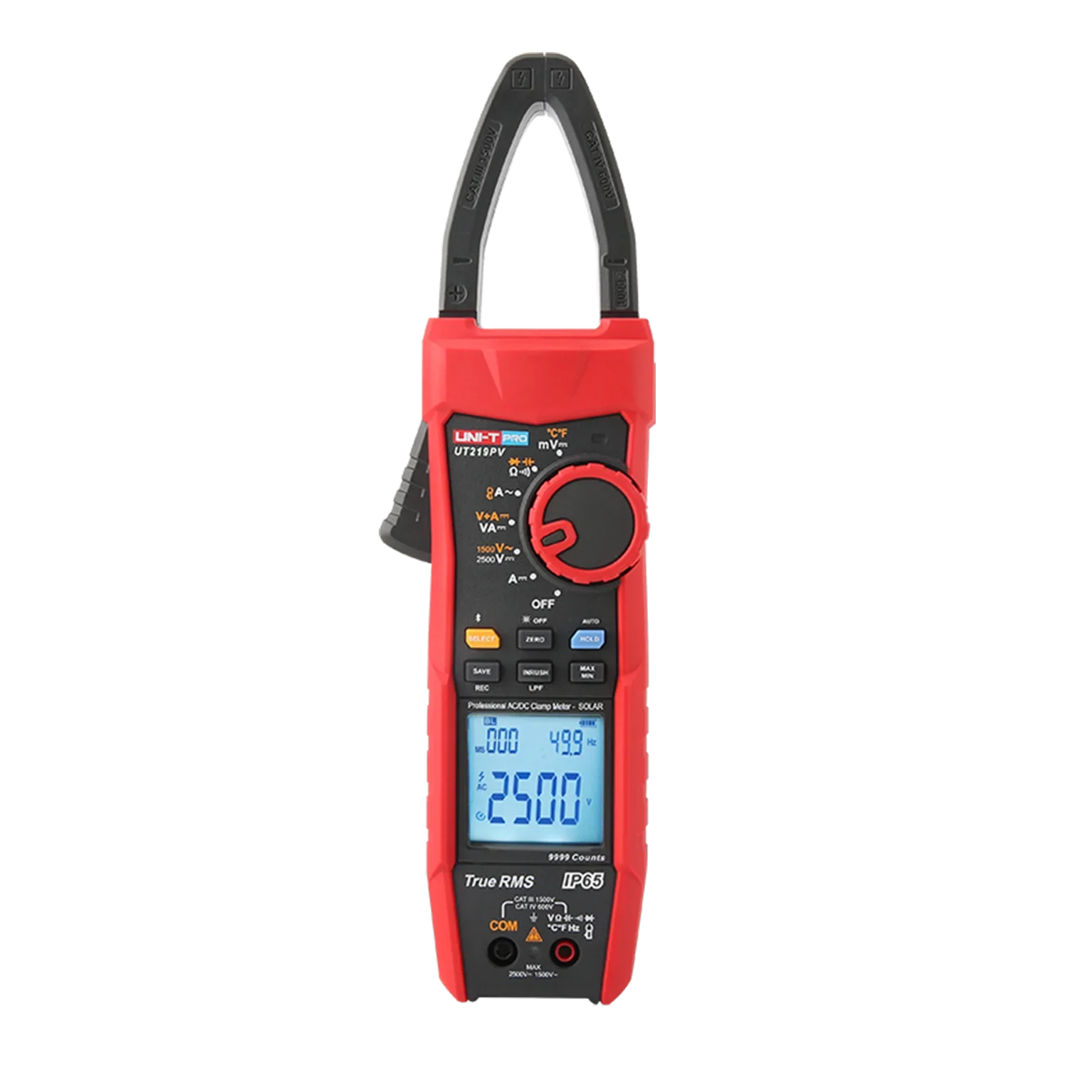UNI-T UT219PV Clamp Meter AC DC Pliers Ammeter Voltmeter 1000A 1500V 2500V PEAK LPF Measure Digital Bluetooth Multimeter - Image 4