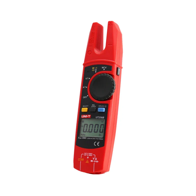 UNI-T UT256B Digital True RMS Fork Auto Multimeter 200A AC DC Current Clamp Meters NCV Tester Voltmeter Ohm Cap Auto Range More - Image 3