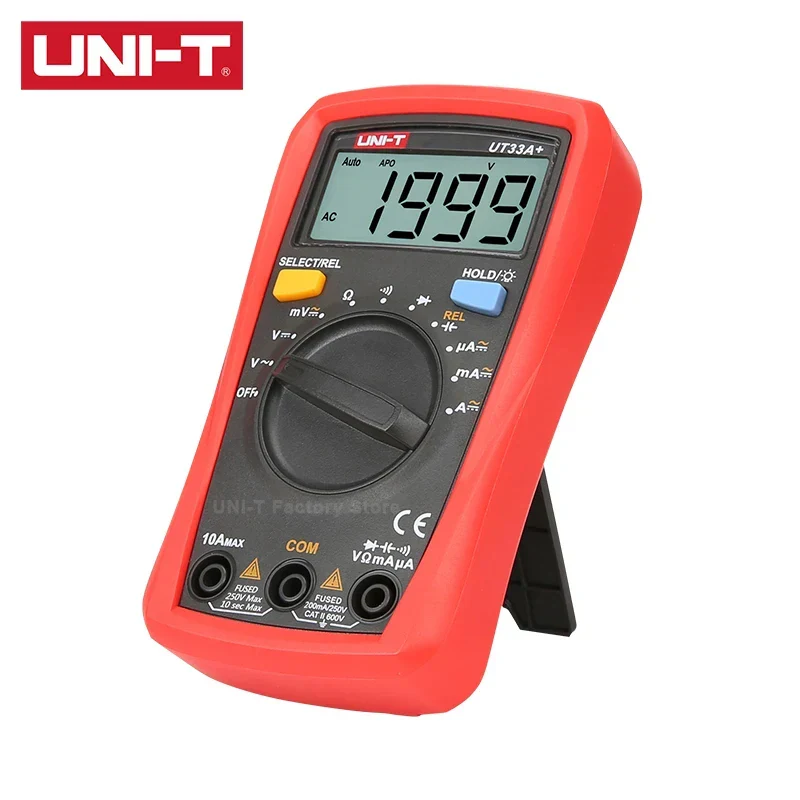UNI-T UT33A UT33B UT33C UT33D Plus Pocket Multimeter Digital Ammeter Voltmeter Professional Resistance Measure Multi Meter - Image 4