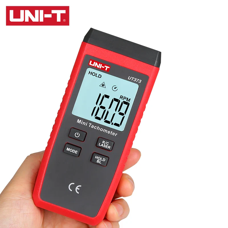 UNI-T UT373 Mini Digital Laser Tachometer Non Contact Universal 99999 RPM Meter Rotational Speed Sensor Tachometer LCD Backlight - Image 3
