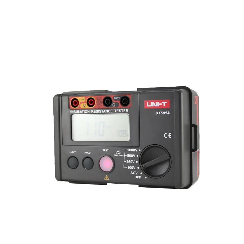 UNI-T UT501A Insulation Resistance Testers 1000V Digital Milliohm Meter 5GΩ Ohm Tester Auto Range - Image 4
