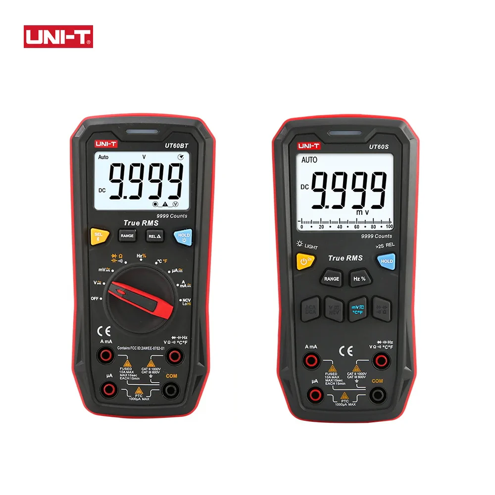 UNI-T UT60S UT60BT Digital Smart Multimeter 1000V AC DC Voltmeter Ammeter True RMS Frequency Meter Capacitor Temperature Tester - Image 3