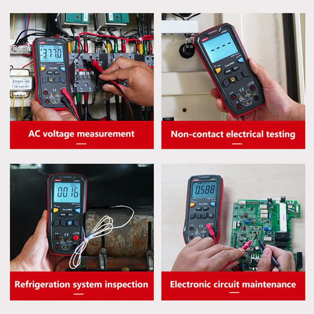 UNI-T UT60S UT60BT Digital Smart Multimeter 1000V AC DC Voltmeter Ammeter True RMS Frequency Meter Capacitor Temperature Tester - Image 4