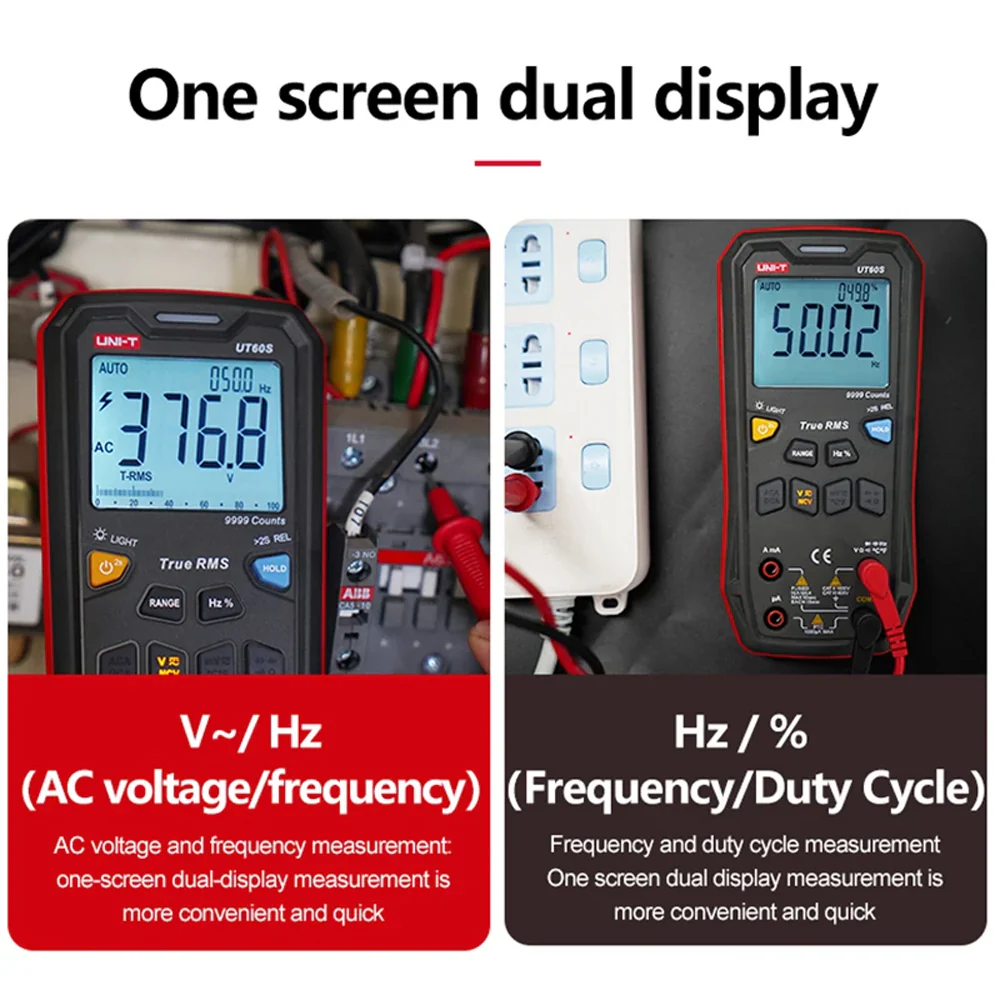 UNI-T UT60S UT60BT Digital Smart Multimeter 1000V AC DC Voltmeter Ammeter True RMS Frequency Meter Capacitor Temperature Tester - Image 6