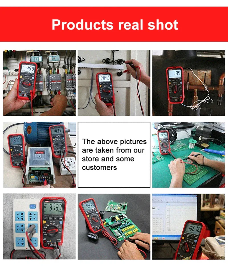 UNI-T UT61B UT61D UT61E Plus Smart Multimeter Analog & Digital Polymer Electrician Tester Voltmeter Ammeter Electric Multi Meter - Image 13
