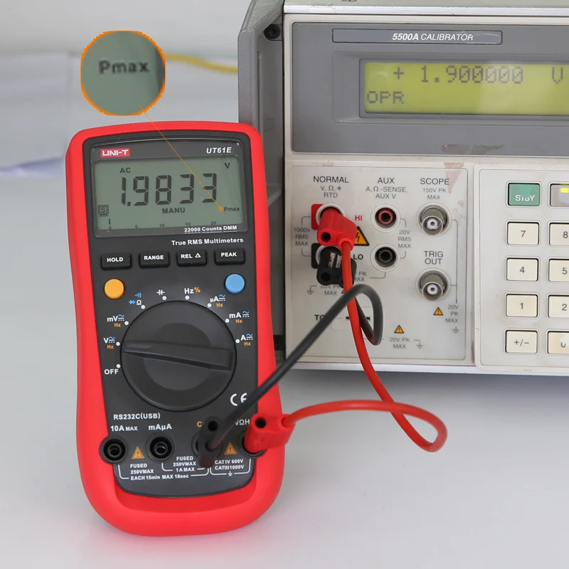 UNI-T UT61E Digital Multimeter Meter True RMS 1000V AC DC Multimeter Voltage Tester Relative Mode 22000 Counts High Reliability - Image 2