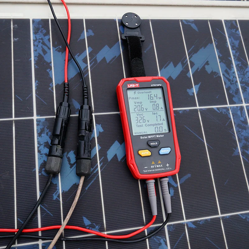 UNI-T UT673PV Solar MPPT Meter Maximum Power Tester Photovoltaic Panels Tracker Peak Open Circuit Voltage Pmax Lmp Voc Lsc Test - Image 4