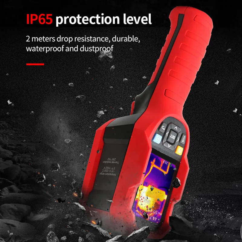 UNI-T UTI260B UTI260A Thermal Camera 256X192 Pixels Construction Thermal Imager PCB Circuit Floor Heating Tube Testing - Image 4
