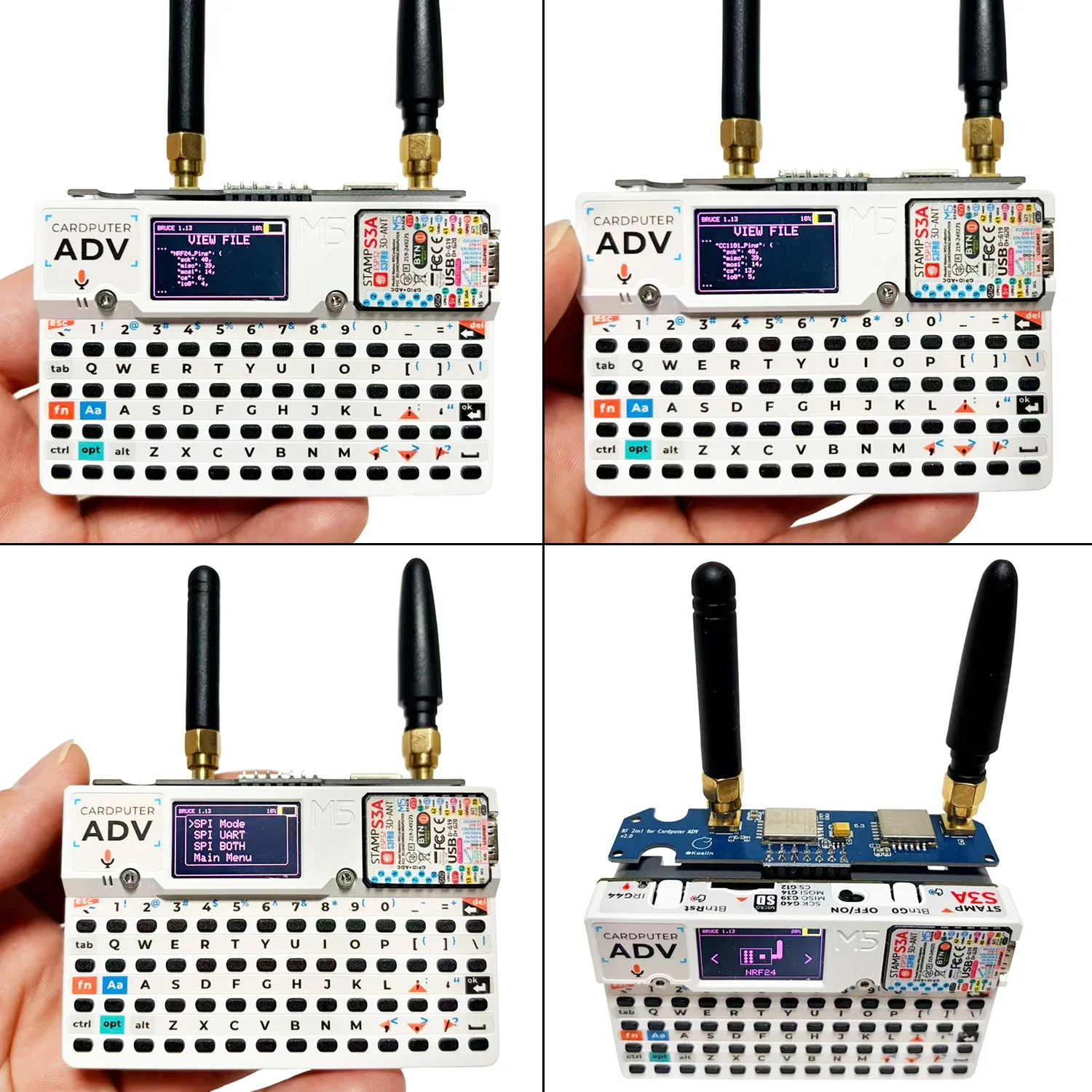 Upgraded 2-in-1 RF Module For M5Stack Cardputer ADV NRF24+CC1101 Compatible, 2.4GHz 433MHz Wireless Board, Enhanced Filtering - Image 4