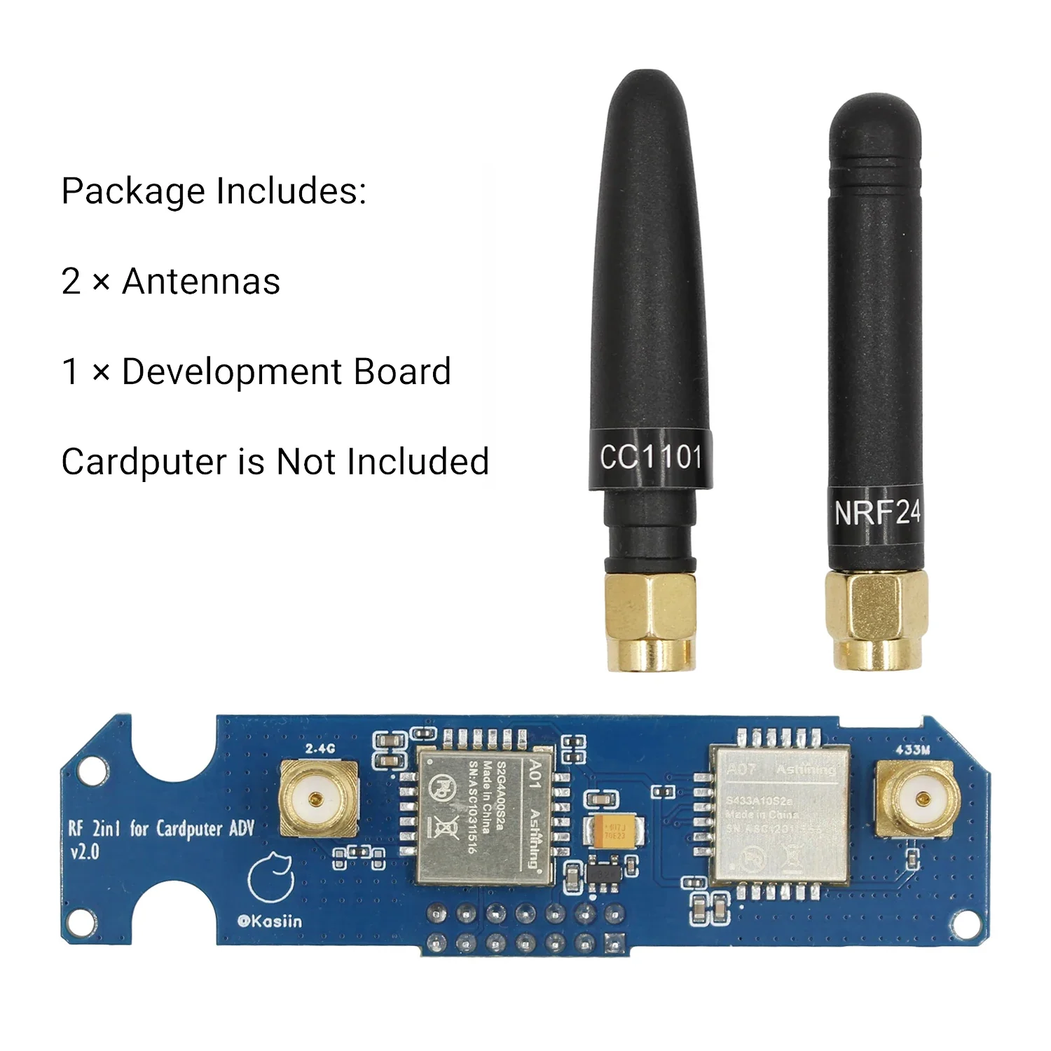 Upgraded 2-in-1 RF Module For M5Stack Cardputer ADV NRF24+CC1101 Compatible, 2.4GHz 433MHz Wireless Board, Enhanced Filtering - Image 7