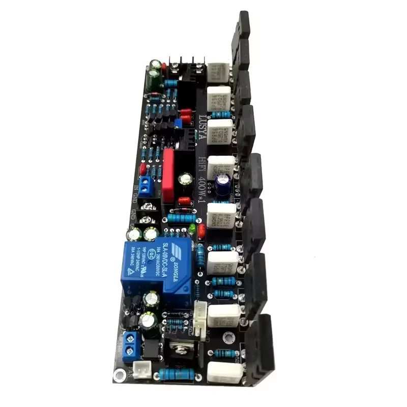 Upgraded Version Mono 400W Tube 2SC5200 + 2SA1943 20V-90V HIFI High Power Audio Amplifier Board With Speaker Protect Ralay - Image 4